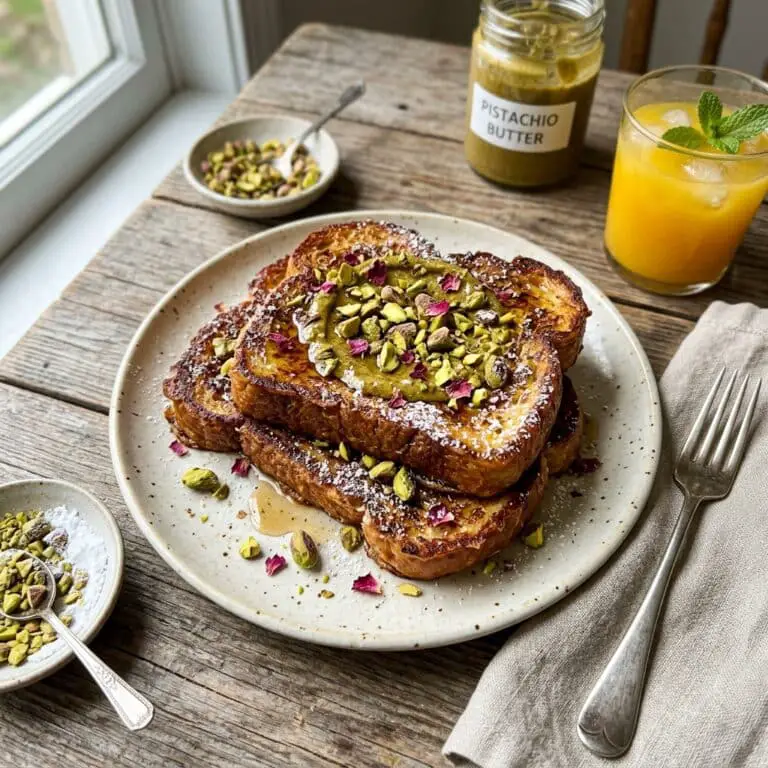 Pistachio Butter French Toast