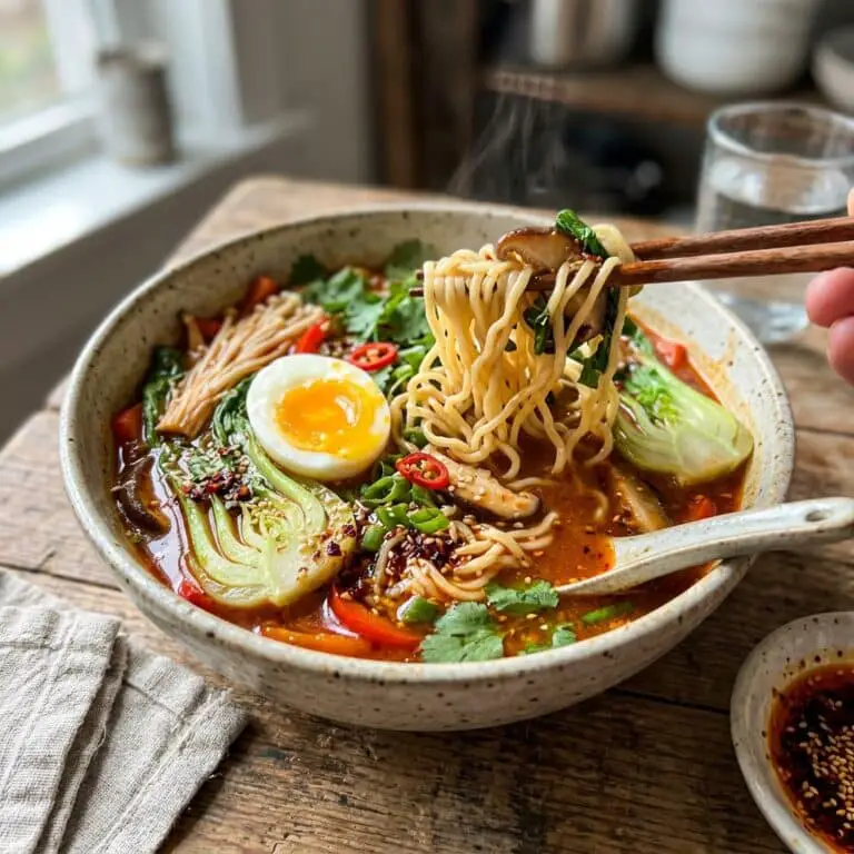 Spicy Gochujang Noodle Soup