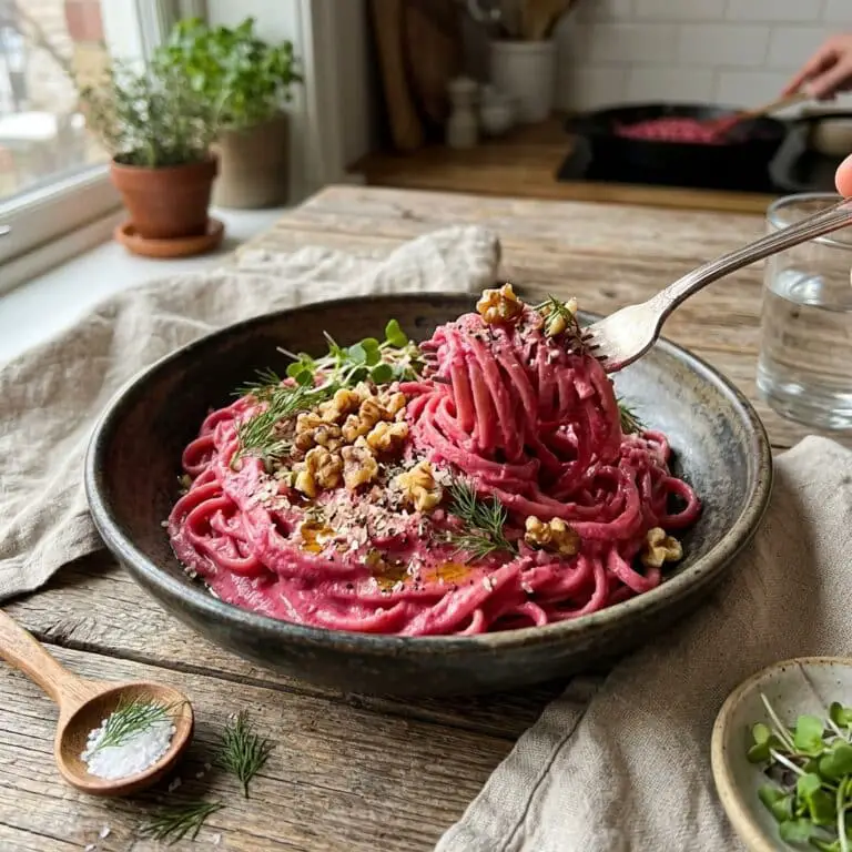Vegan Beet Pasta