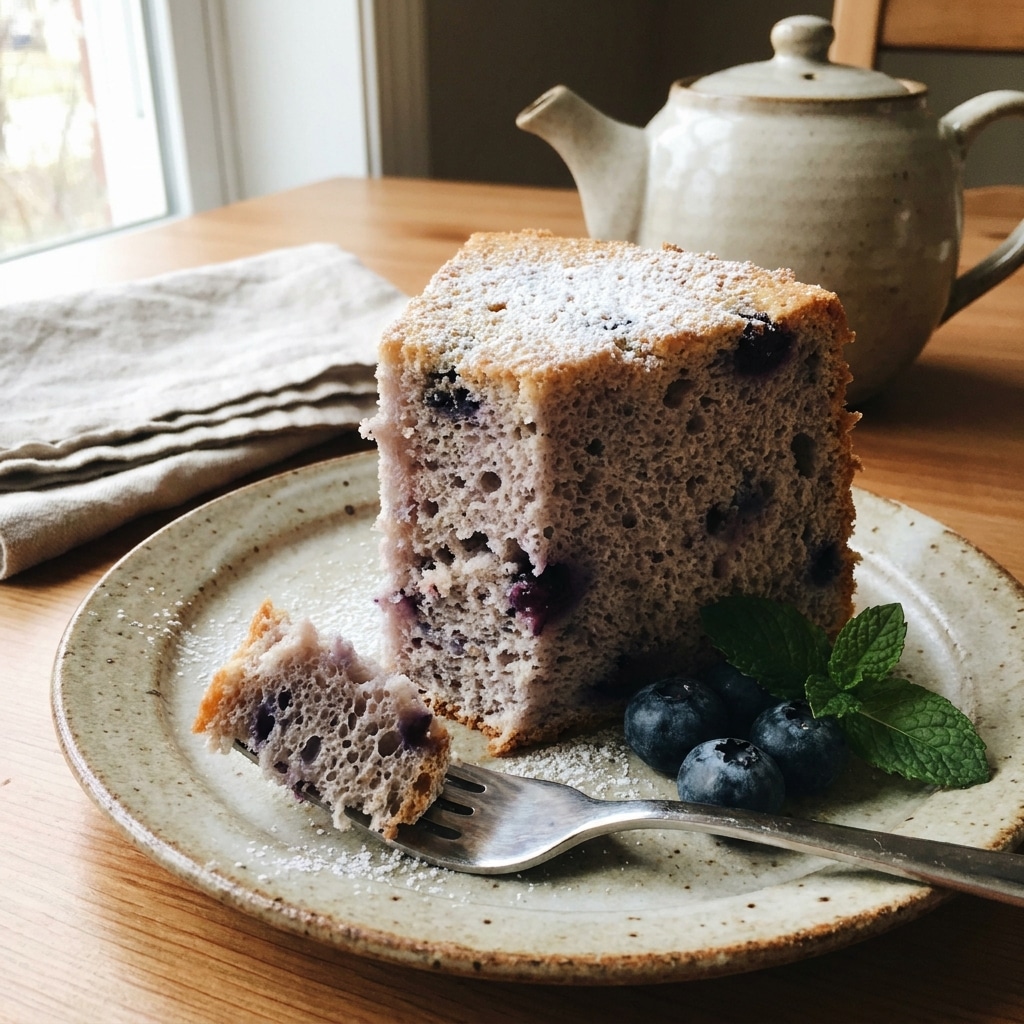 Blueberry Chiffon Cake
