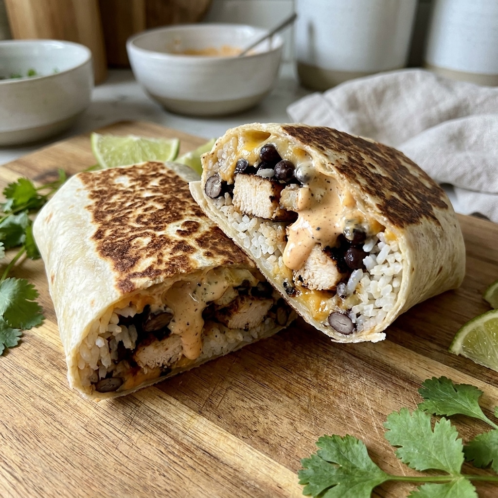 Chipotle Ranch Grilled Chicken Burrito