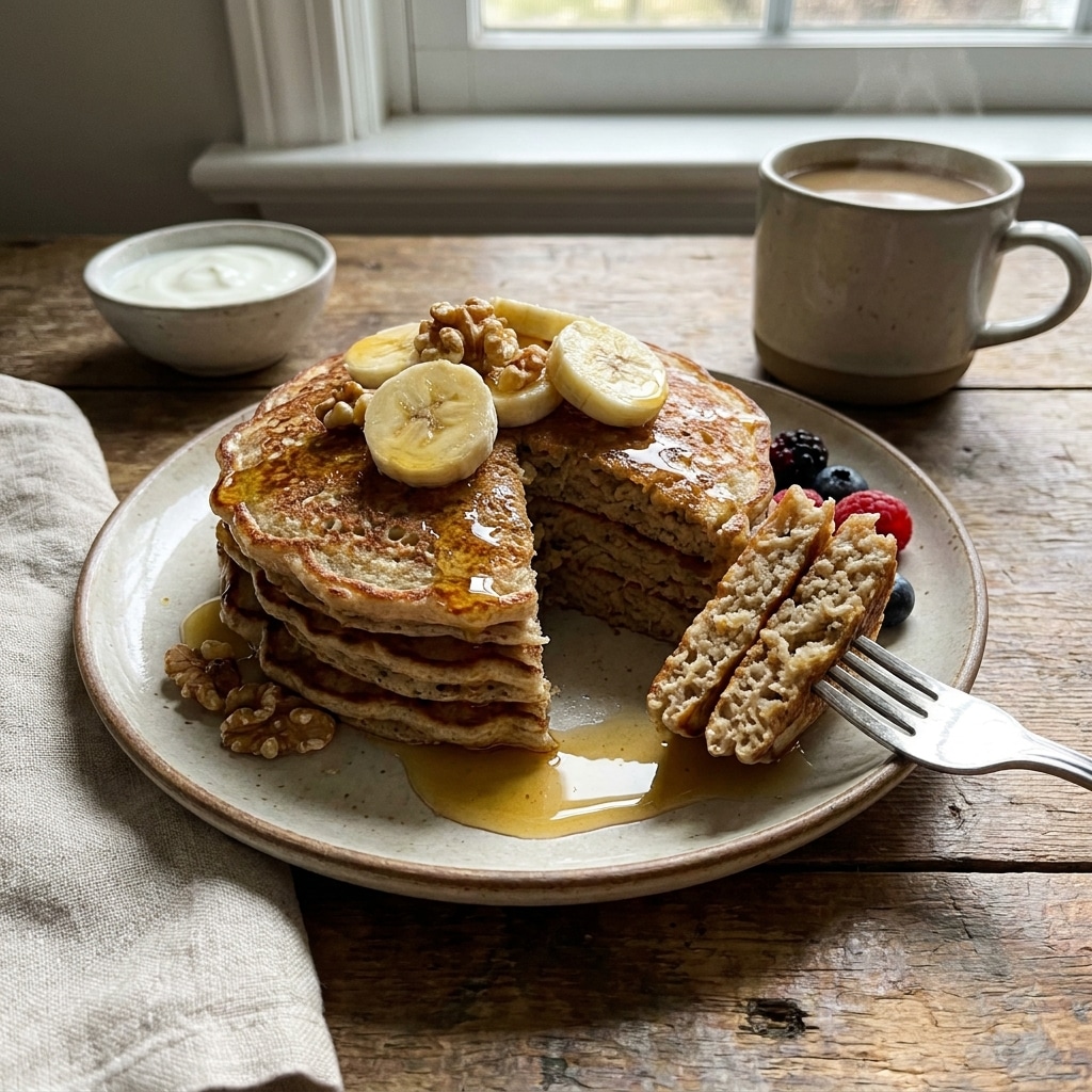 Healthy Banana Oatmeal Pancakes (Quick & Easy!)