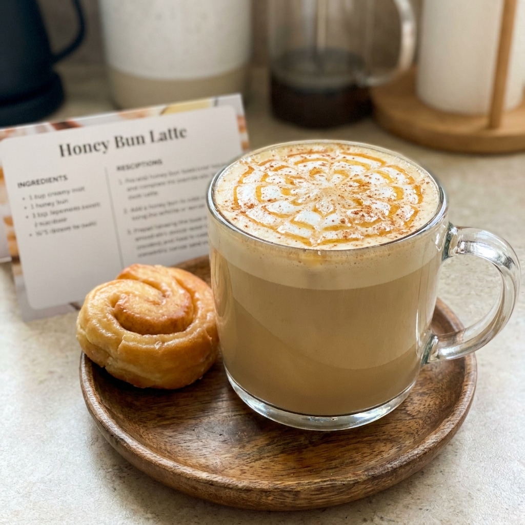 Honey Bun Latte Recipe