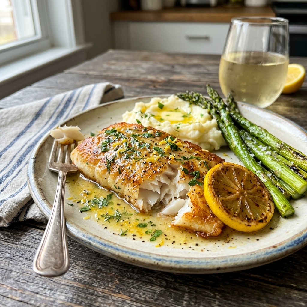 Zesty Lemon Butter Fish Fillet