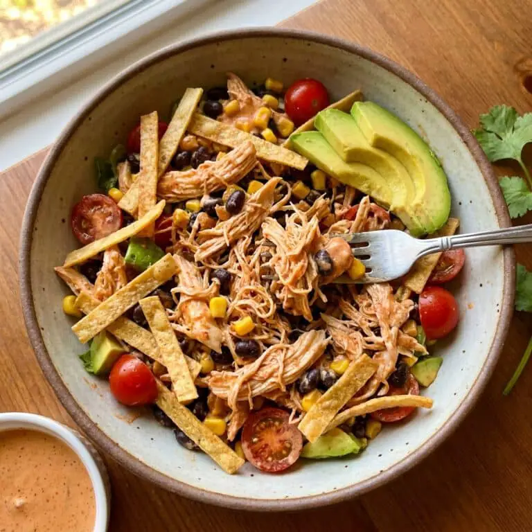 Spicy Southwest Salad (with Spicy Ranch Dressing)